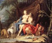 Jacopo Amigoni Jupiter and Callisto oil on canvas